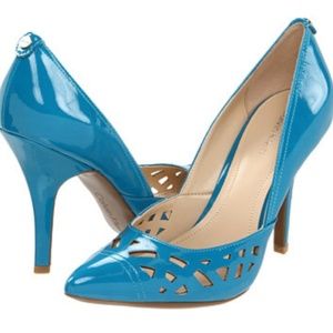 Calvin Klein Turquoise Blue Naveen Heels